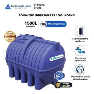 Bồn nước nhựa Tân Á ngang 1500 - lít