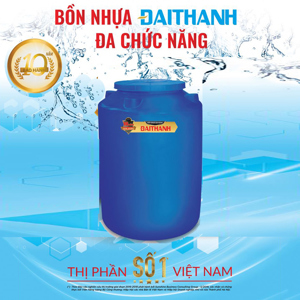 Bồn nước nhựa tiêu chuẩn Nam Thành 1000 lít đứng