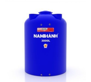 Bồn nước nhựa tiêu chuẩn Nam Thành 3000L đứng