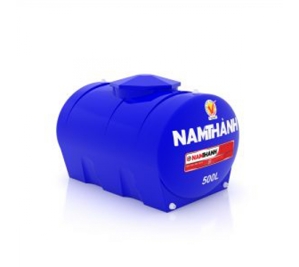 Bồn nước nhựa tiêu chuẩn Nam Thành 500 lít ngang