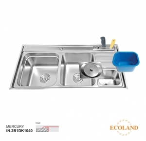 Bồn rửa chén Ecoland Mercury IN2B1DK1040