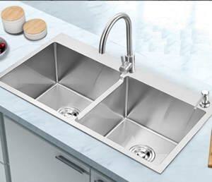 Bồn rửa chén inox 2 hộc đều K8245