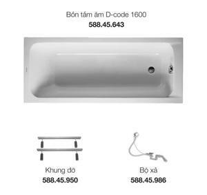 Bồn Tắm Âm Duravit D-code 1600 Hafele 588.45.647