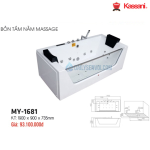 Bồn tắm cao cấp Kassani MY-1681