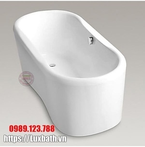 Bồn tắm đặt sàn Kohler Sapphire hình oval K-18262T-0