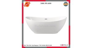 Bồn tắm độc lập Nagoya hình bầu dục 1700 588.99.600