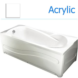 Bồn tắm Micio WB-150L - Acrylic, Yếm trái