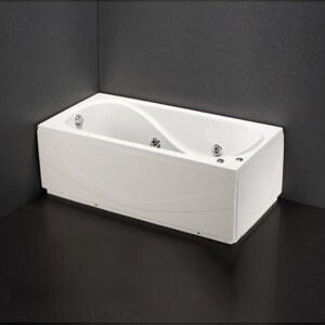 Bồn tắm nằm Massage Caesar MT0150L(R) - có chân có yếm