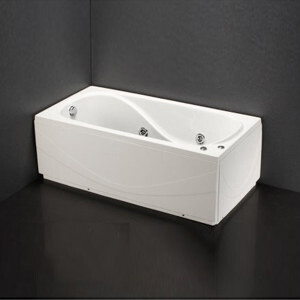 Bồn tắm nằm Massage Caesar MT0170L(R) - có chân có yếm