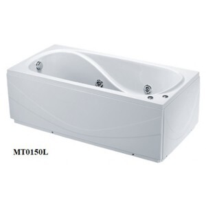 Bồn tắm nằm Massage Caesar MT0150L(R) - có chân có yếm