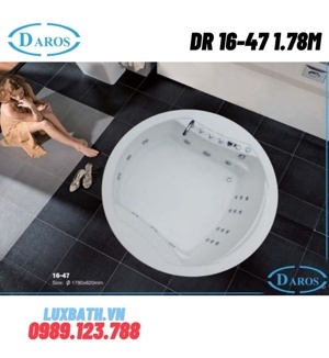 Bồn tắm nằm Massage Daros DR16-47 (DR-16-47)