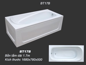 Bồn tắm nằm Rồng Châu Á BT17B