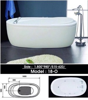 Bồn Tắm Việt Mỹ Oval 18-0