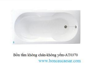 Bồn tắm xây Caesar AT0370 - không chân không yếm