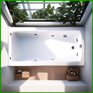 Bồn tắm xây Massage Caesar MT0640 - không chân không yếm