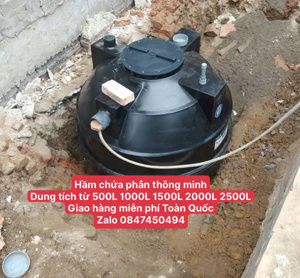 Bồn tự hoại Đại Thành 1500 lít