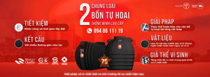 Bồn tự hoại Septic Sơn Hà 2500L