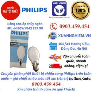 Bóng cao áp thủy ngân Philips HPL-N 80W/542 E27 SG 1CT/24