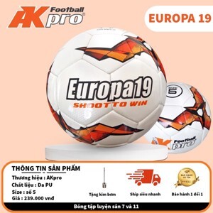 Bóng đá AKpro Europa19 size 5