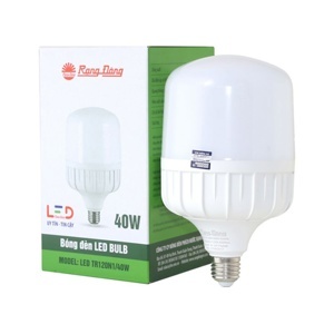 Bóng đèn LED Bulb trụ Rạng Đông TR120N1/40W.H