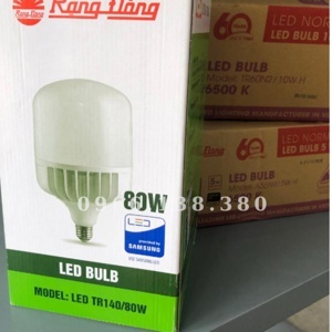 Bóng đèn LED búp Rạng Đông TR140/80W