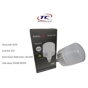 Bóng đèn LED công suất cao 80W Duhal KBNL880