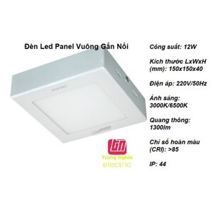 Bóng đèn Led Panel gắn nổi 12W Duhal KDGB512