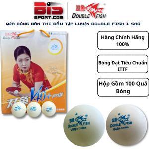 Bóng Double Fish V40+ 1 sao 100q/hộp