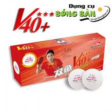 Bóng Double Fish V40+ 3 sao 10q/hộp