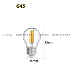 Bóng Edison G-45 4W 2700K E27