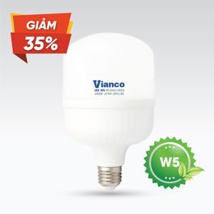 Bóng led trụ nhựa Vianco T1VA - 5W