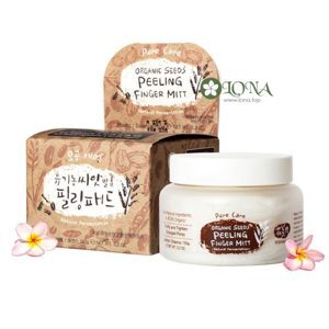 Bông tẩy tế bào chết Whamisa Organic Seeds Peeling Finger Mitt