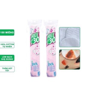 Bông tẩy trang IPEK Thổ Nhĩ Kỳ 80 miếng IPEK0051