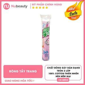 Bông tẩy trang IPEK Thổ Nhĩ Kỳ 120 miếng