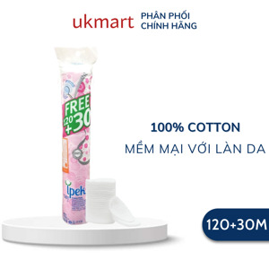 Bông tẩy trang IPEK Thổ Nhĩ Kỳ 120 miếng