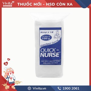 Bông y tế Quick-Nurse 100g