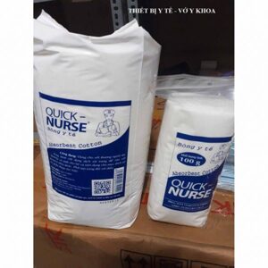 Bông y tế Quick-Nurse 100g