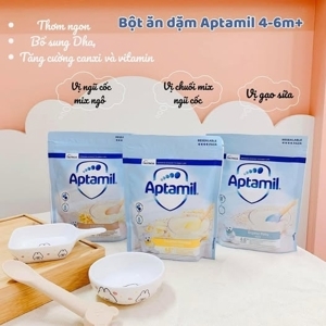 Bột ăn dặm Aptamil 4-6+ của Anh cho trẻ từ 4 đến 6 tháng tuổi gói 125g