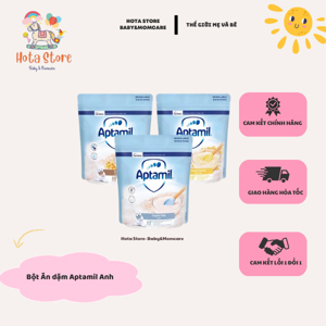 Bột ăn dặm Aptamil 4-6+ của Anh cho trẻ từ 4 đến 6 tháng tuổi gói 125g