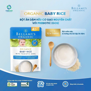 Bột ăn dặm Bellamy yến mạch và gạo - 125g (6M+)