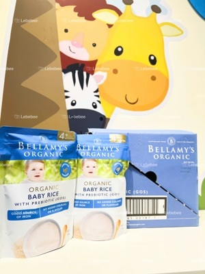 Bột ăn dặm cho bé từ 5 tháng tuổi Bellamy’s Organic Baby Porridge Premium Infant Cereal 125g