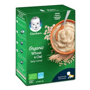 Bột ăn dặm Gerber lúa mỳ Whole Wheat Cereal 227g