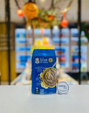 Bột ăn dặm Gerber Oatmeal Cereal yến mạch & chuối - 227g