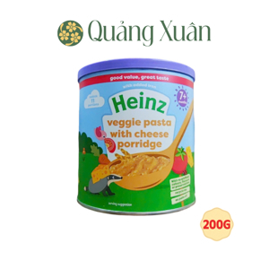 Bột ăn dặm Heinz - Mỳ Ý rau củ phô mai 7 m+