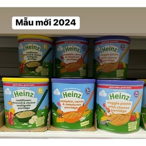 Bột ăn dặm Heinz vị bông cải phô mai - 4 tháng (125g)