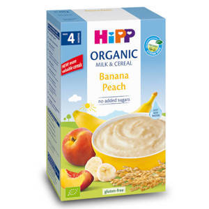 Bột dinh dưỡng Hipp sữa chuối, đào 250g