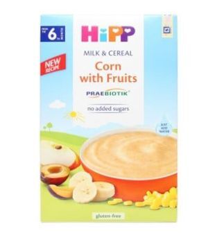 Bột ăn dặm Hipp hoa quả sữa bắp 2953 6th+