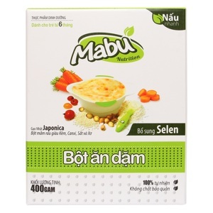 Bột ăn dặm Mabu 400g (4M+)