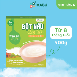 Bột ăn dặm Mabu 400g (4M+)