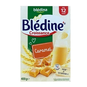 Bột ăn dặm pha sữa Bledina vị Caramel - 12 tháng